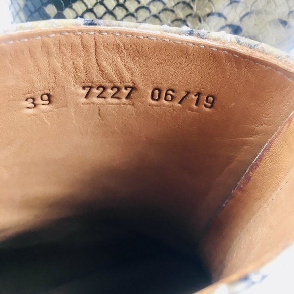 Anthology Paris Python Leather Boots - NEW - Picture 12 of 14